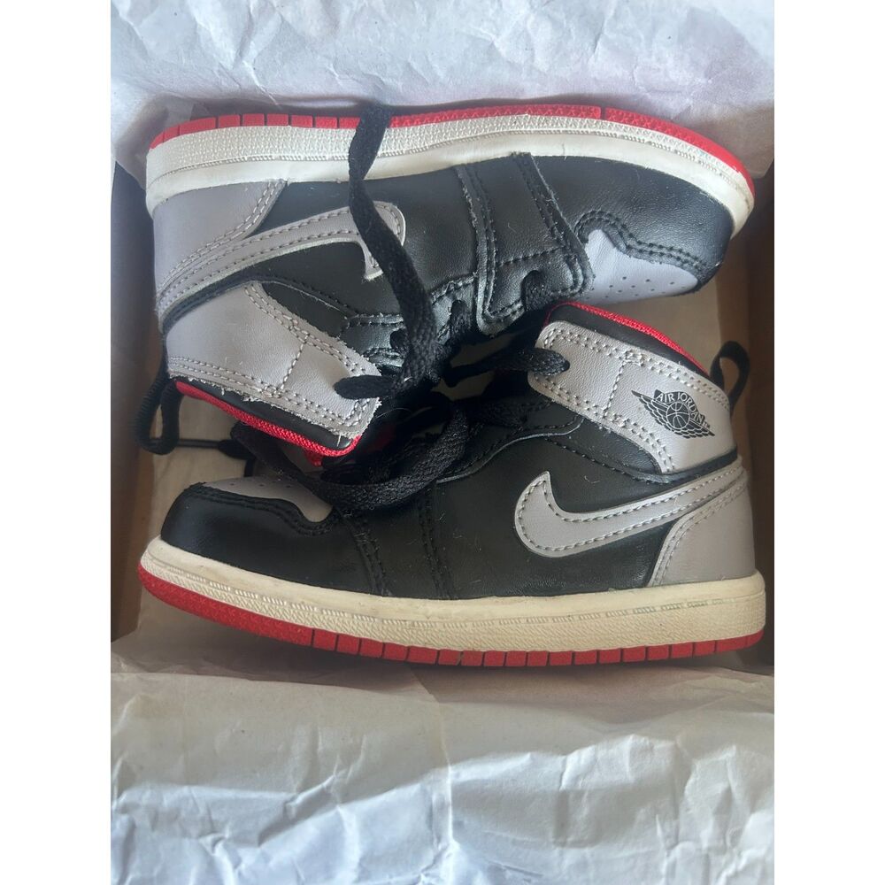 jordan 1 md td size 8c shadow bred
